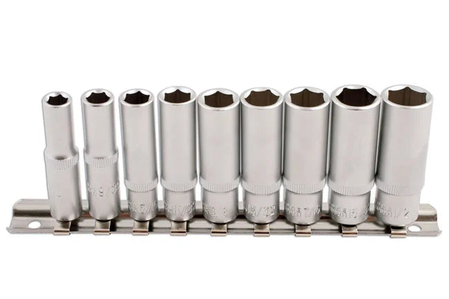 Laser Tools AF Deep Socket Set 1/4"D 9pc - PL
