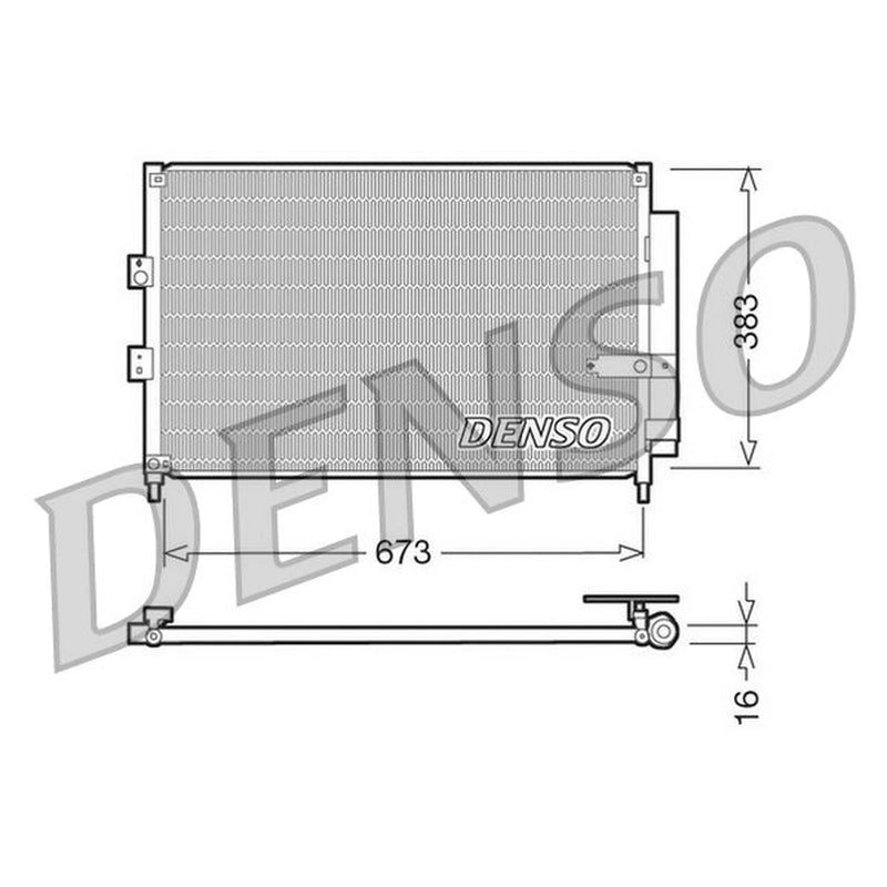 Denso Air Conditioning Condenser DCN40003