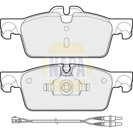 NAPA Front Brake Pad Set NBP1069