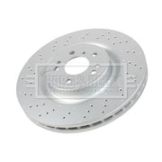 Borg & Beck 2 x Perforated/Vented Front Brake Discs BBD6136S