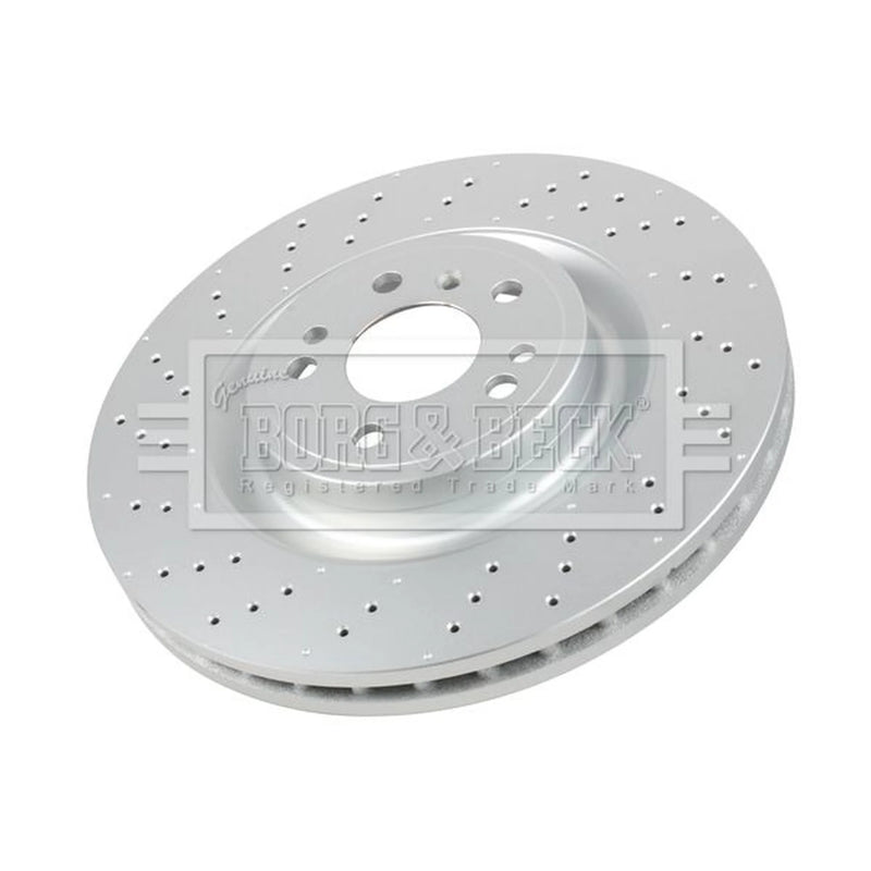 Borg & Beck 2 x Perforated/Vented Front Brake Discs BBD6136S