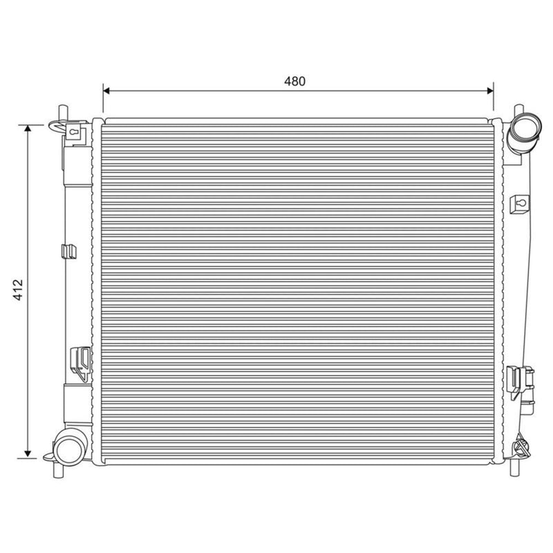 Valeo Engine Radiator 701624