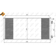 NRF Air Conditioning Condenser 35651