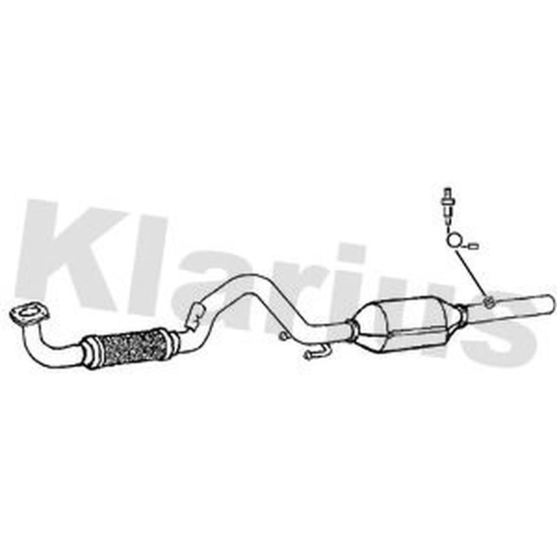 Klarius Catalyst Type Approved With Pipe Centre 322700
