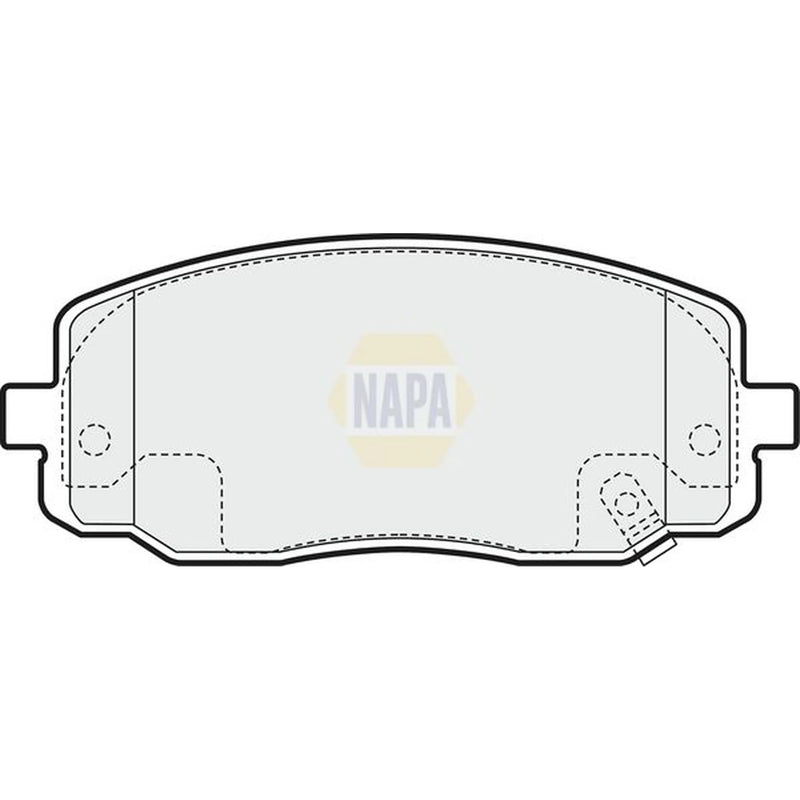 NAPA Front Brake Pad Set NBP1393