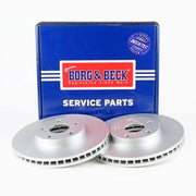 Borg & Beck 2 x Vented Front Brake Discs BBD4375
