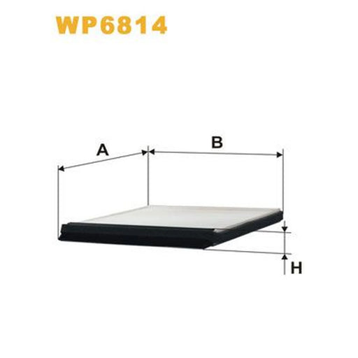 WIX Cabin Air Filter (Pollen Filter) WP6814