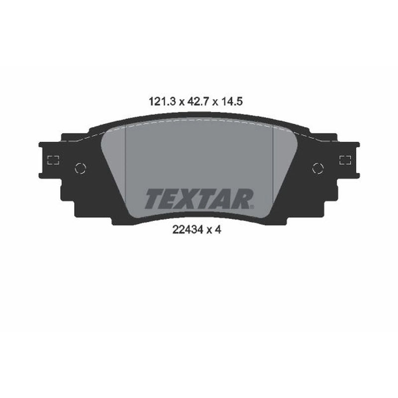 Textar Rear Brake Pad Set 2243401
