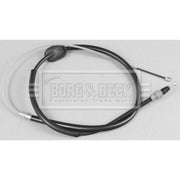 Borg & Beck Handbrake Cable Left Rear BKB2384