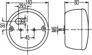 Hella 2SD 001 685-307 Tail Light Assembly