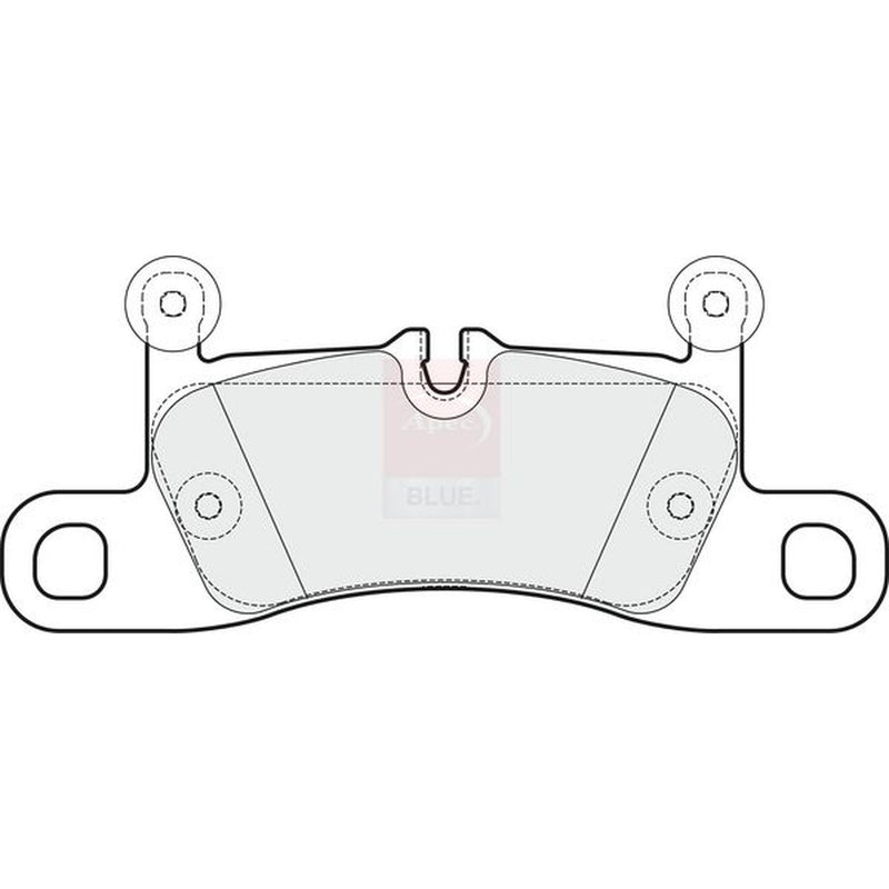 Apec Rear Brake Pad Set PD3689
