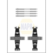 NAPA Brake Pad Accessory Fitting Kit Front NFK1281
