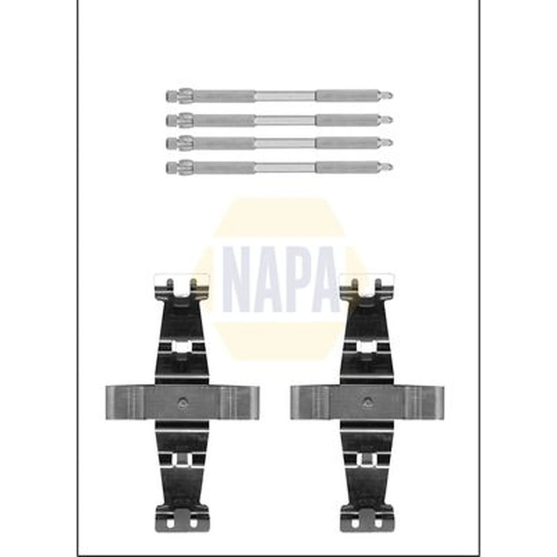 NAPA Brake Pad Accessory Fitting Kit Front NFK1281