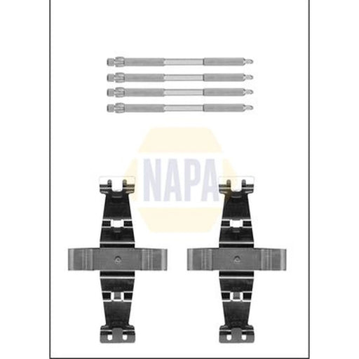 NAPA Brake Pad Accessory Fitting Kit Front NFK1281