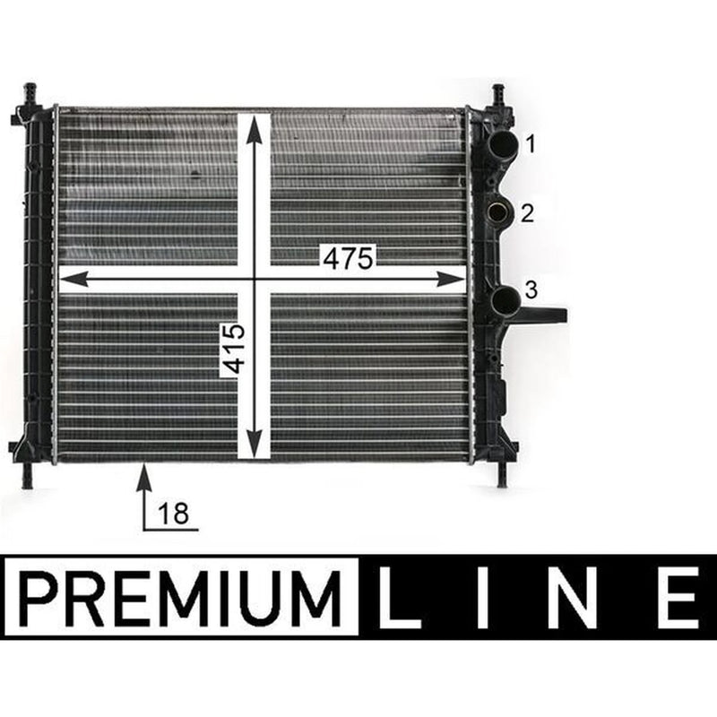 Mahle Engine Radiator CR 1993 000P