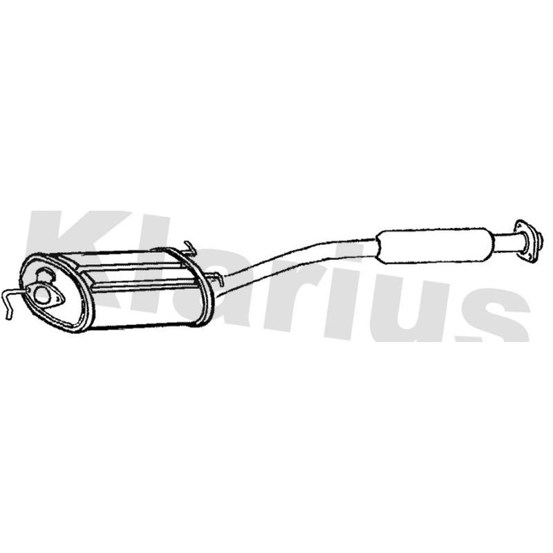 Klarius Box With Centre Pipe Centre HA267G