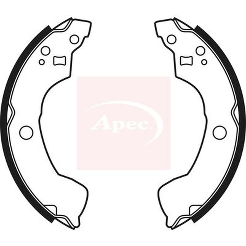 Apec Brake Shoe Set Axle Kit SHU664