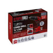 Olympia Power Tools X20S™ Combi Drill 20V 1 x 1.5Ah Li-ion - 09-910