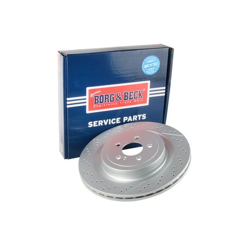 Borg & Beck 2 x / Rear Brake Discs BBD6216S