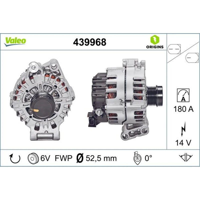 Valeo Car Alternator 12V 439968