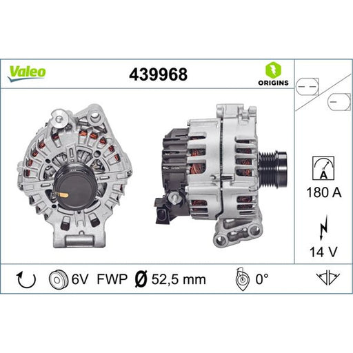 Valeo Car Alternator 12V 439968