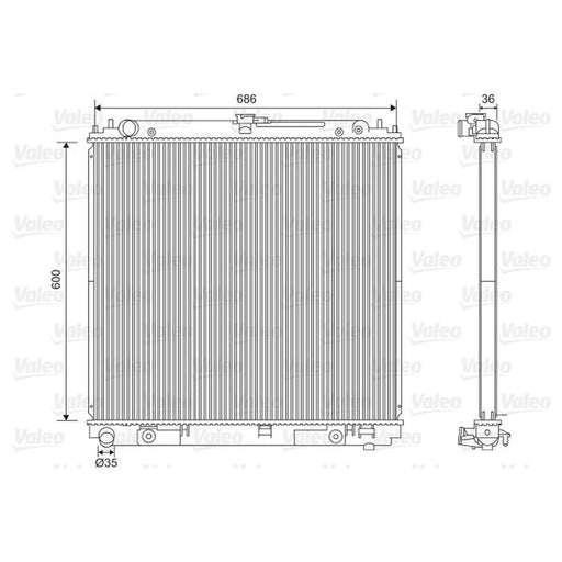 Valeo Engine Radiator 701610