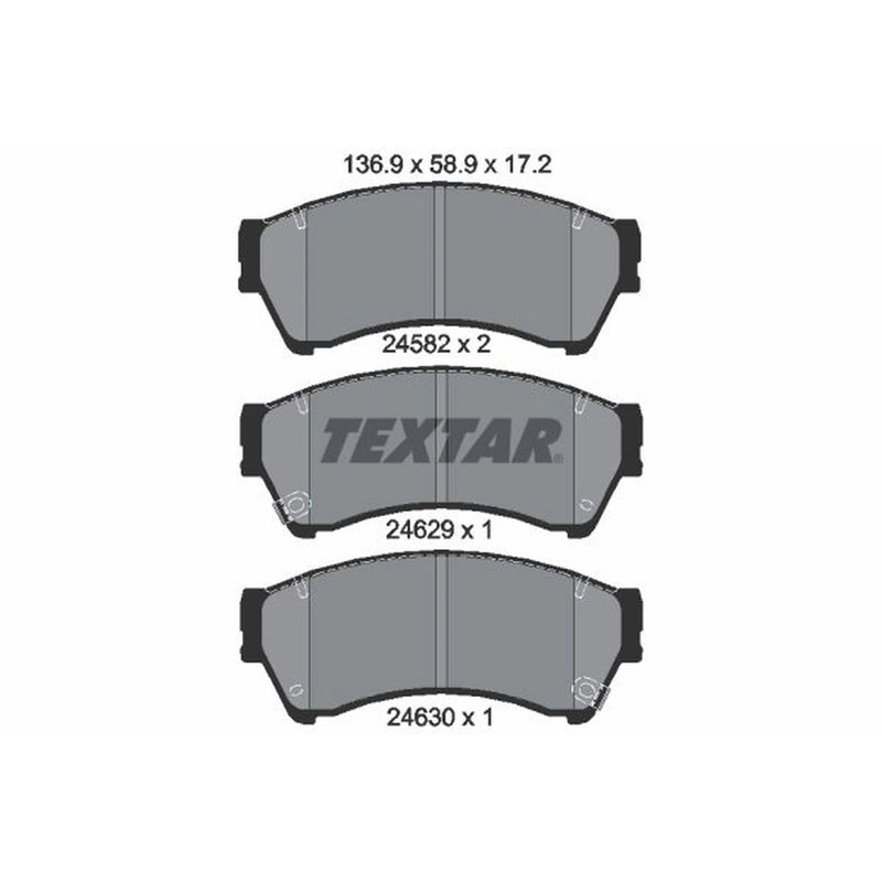 Textar Front Brake Pad Set 2458206