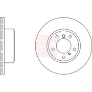 Apec 2 x Vented Front Brake Discs DSK915