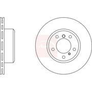 Apec 2 x Vented Front Brake Discs DSK915