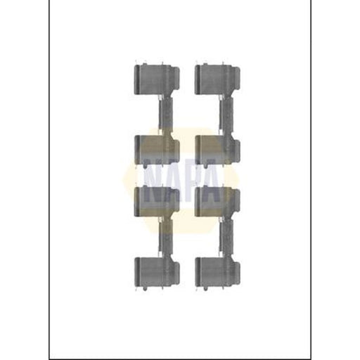 NAPA Brake Pad Accessory Fitting Kit Front NFK1257