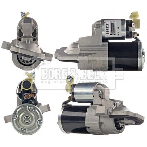Borg & Beck Starter Motor 12V 1.4kW 11 Teeth BST2291