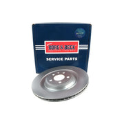 Borg & Beck 2 x Vented Rear Brake Discs BBD6085S