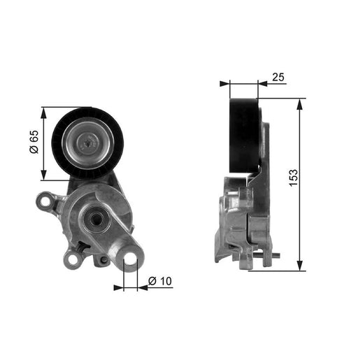 Gates Auxiliary Belt Tensioner T38209