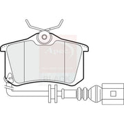 Apec Rear Brake Pad Set PAD1220B
