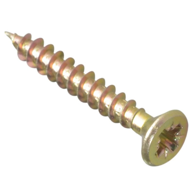 ForgeFix Multi-Purpose Pozi Compatible Screw CSK ST ZYP 4.5 x Box 200 25-50mm
