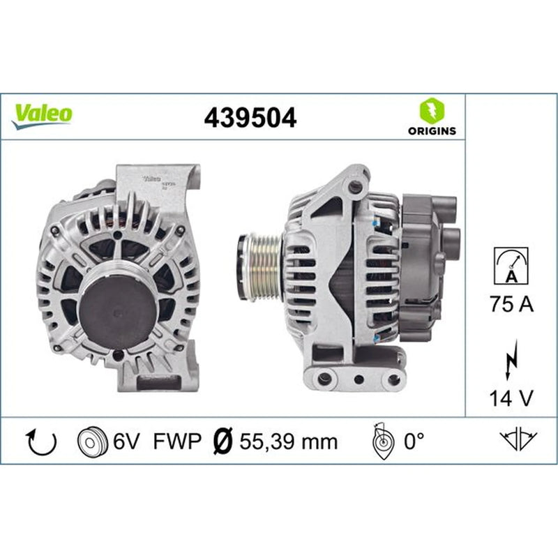 Valeo Car Alternator 12V 439504