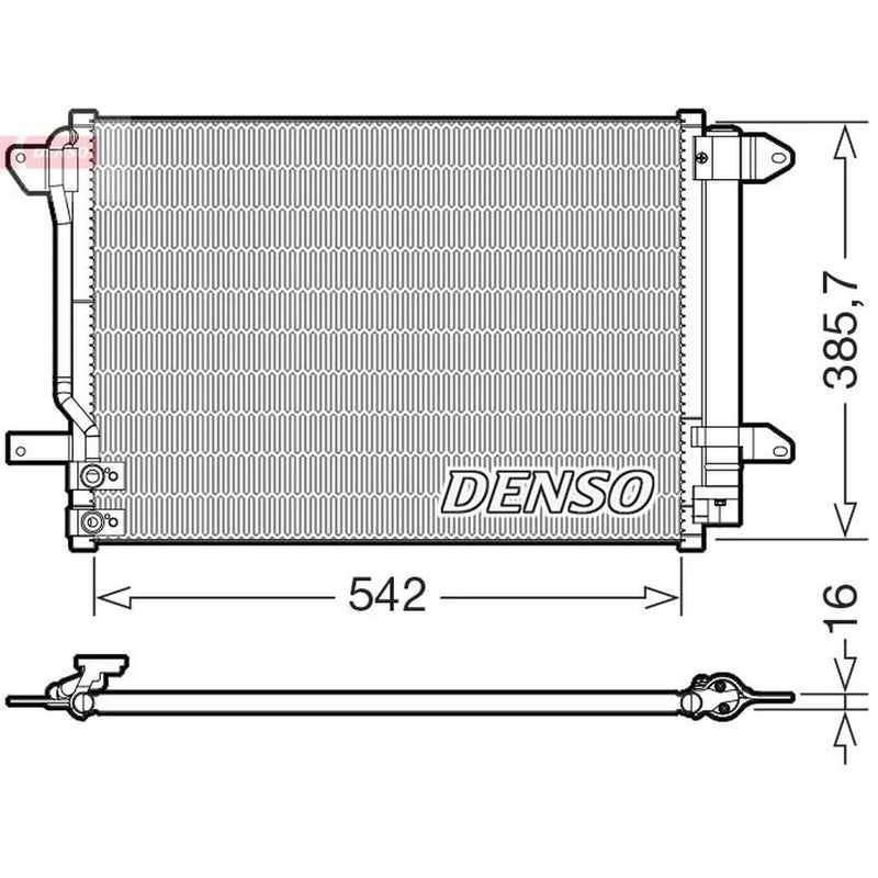 Denso Air Conditioning Condenser DCN32072