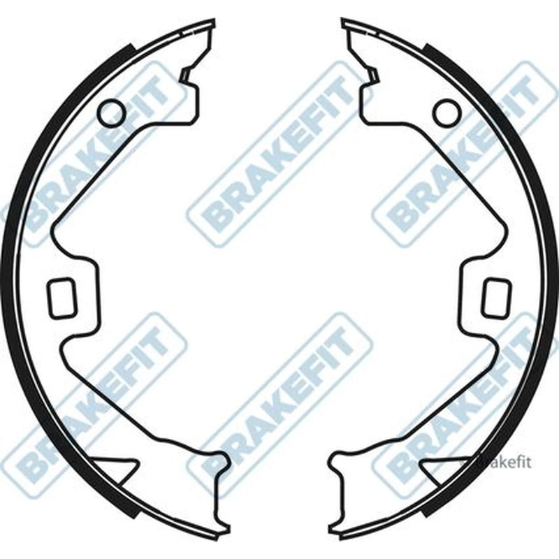 Apec Parking Brake Shoe Set BSH1030