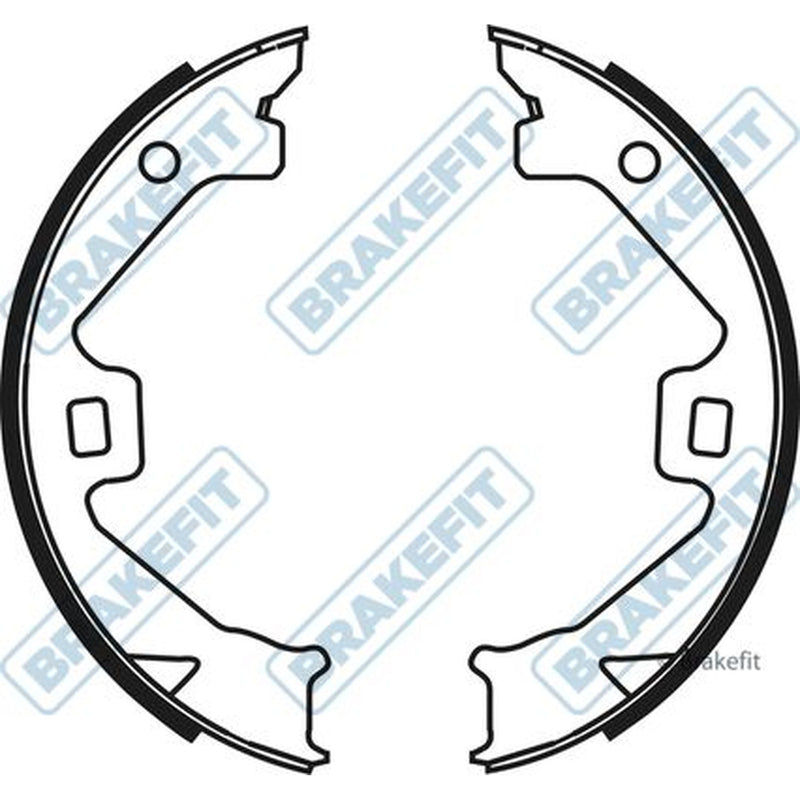 Apec Parking Brake Shoe Set BSH1030