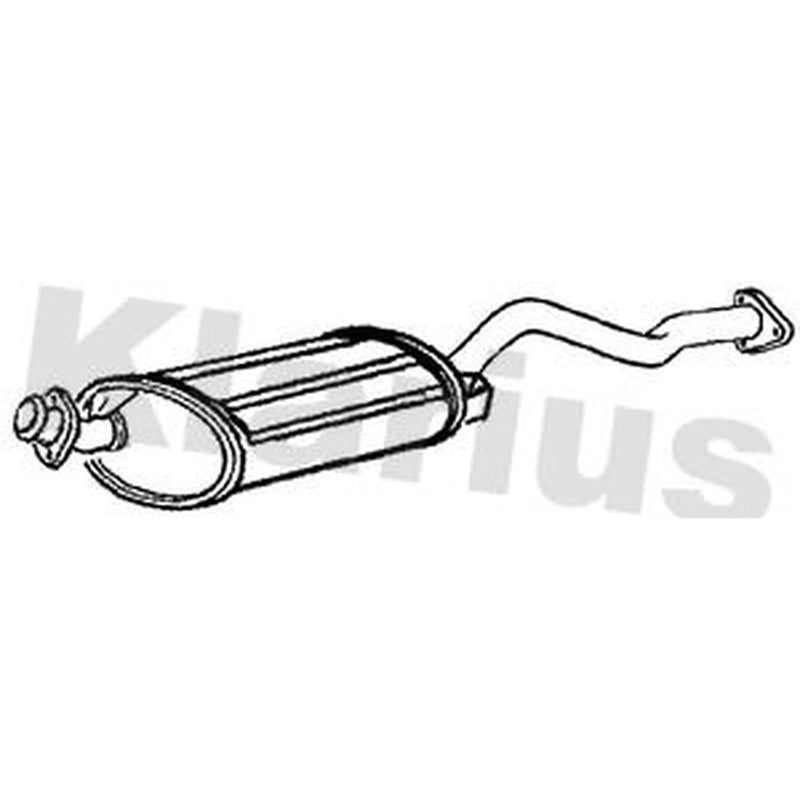 Klarius Box With Tail Pipe Rear CL177X