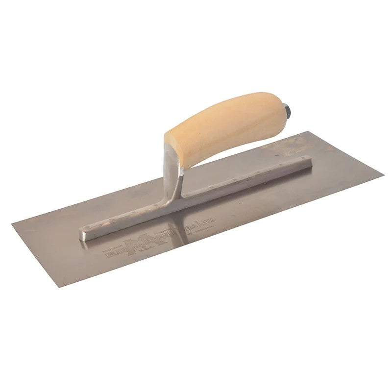 Marshalltown MXS13SS Plasterer's Finishing Trowel Stainless Steel Wooden Handle