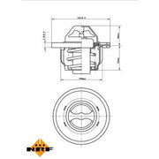 NRF Thermostat,Coolant 725089