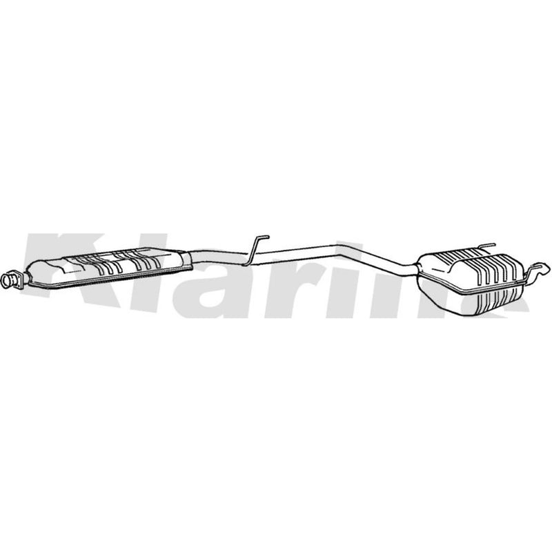 Klarius Box With Tail Pipe Rear MZ416H