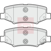 Apec Rear Brake Pad Set PAD1687