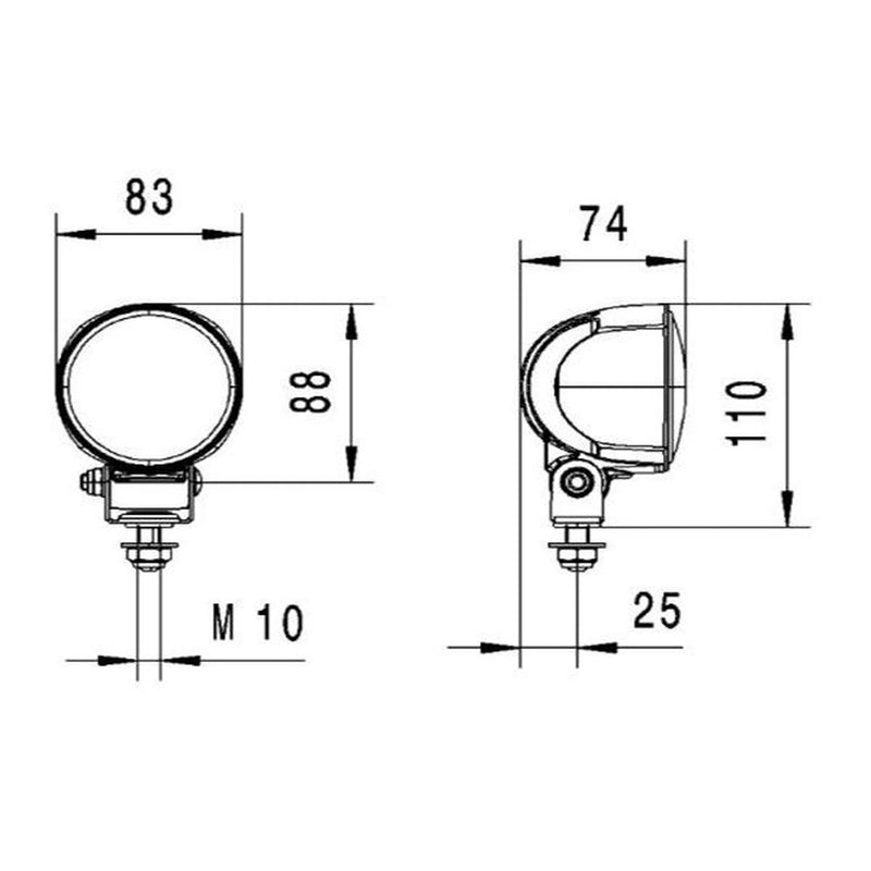 Hella Worklight High 1G0 996 476-221