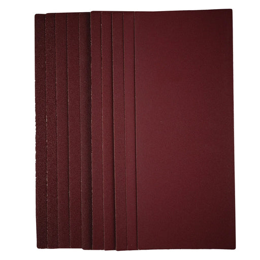 Draper Sanding Sheets 115x280mm Assorted Grit Pack of 10