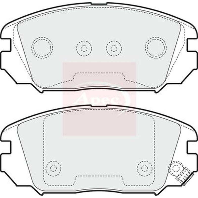 Apec Front Brake Pad Set PAD1562