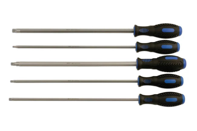 Laser Tools Extra Long Spline Screwdriver Set 5pc - PL