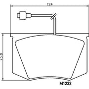 Mintex Brake Pad Set MDB1232