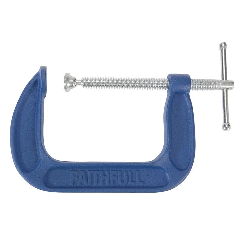 Faithfull Medium-Duty G-Clamp 100mm (4in) - FAIGMD4